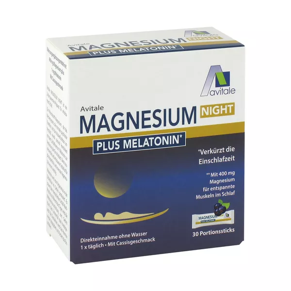 MAGNESIUM NIGHT plus 1 mg 30 St