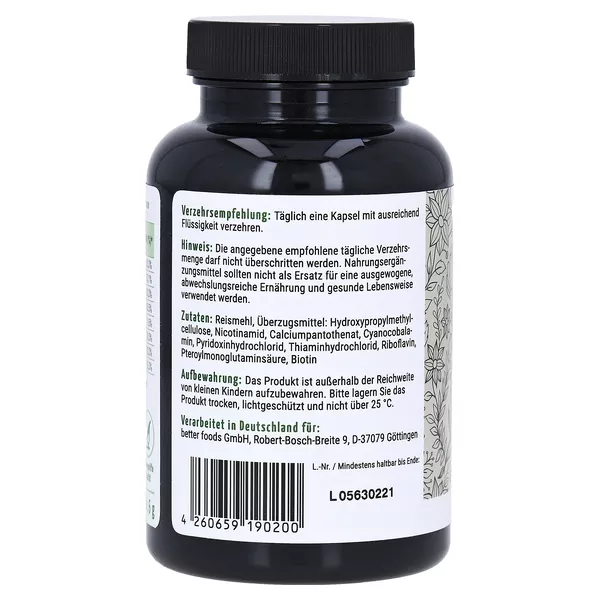 VIRISOLIS Vitamin B-Komplex FORTE 6-Monate - vegan 180 St