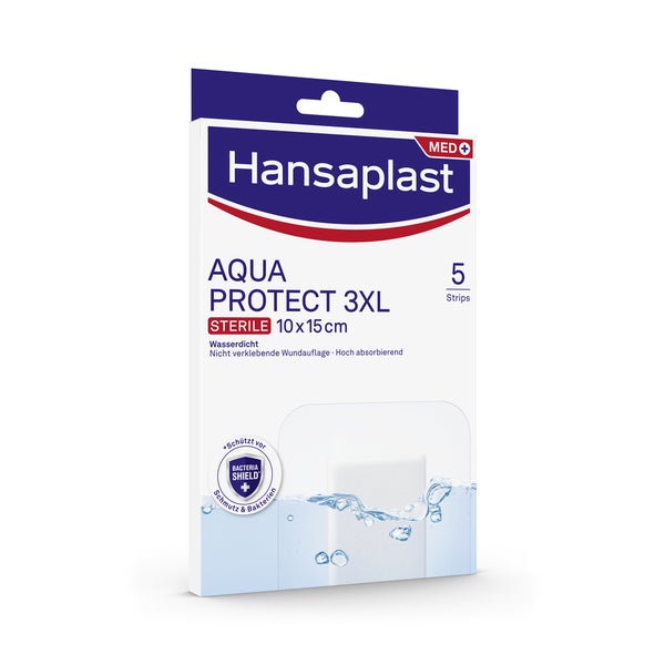 Hansaplast Aqua Protect Wundverb.steril 5 St