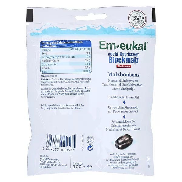 Em-eukal Bonbons Aecht Bayrischer Blockm 100 g