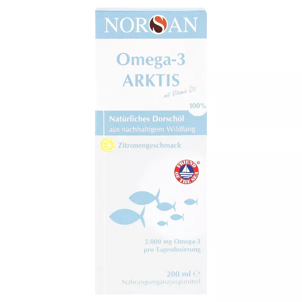 Norsan Omega-3 Arktis mit Vitamin D3 flü, 200 ml
