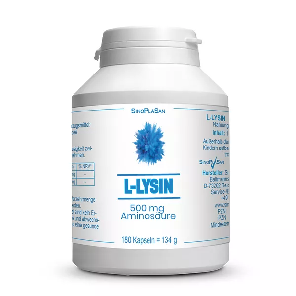 L-lysin 500 mg MONO Kapseln 180 St