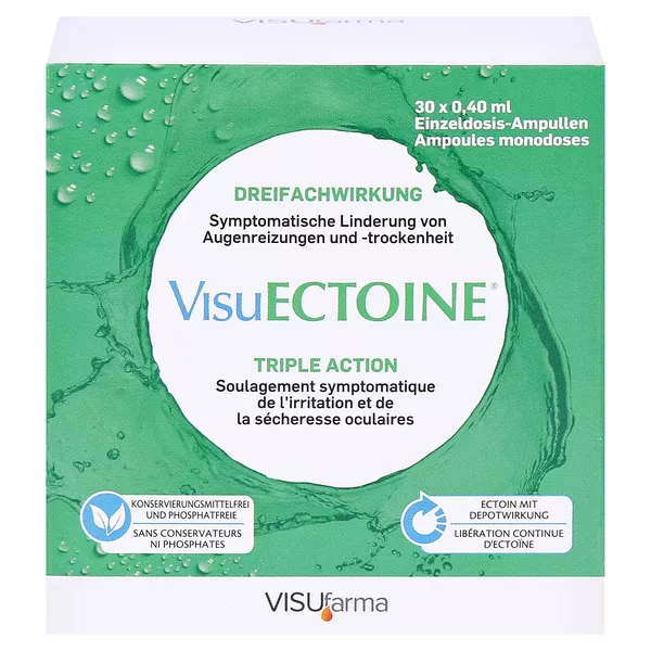 Visuectoine Augentropfen 30X0,4 ml