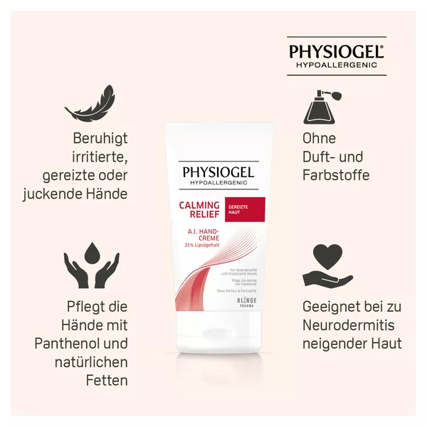 Physiogel Calming Relief A.I.Handcreme, 50 ml