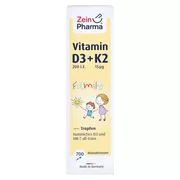 Vitamin D3 + K2 MK-7 Family Tropfen 20 ml