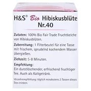 H&S Bio Hibiskusblüte Filterbeutel 20X1,75 g