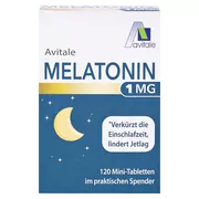 Melatonin 1 mg Mini-Tabletten im Spender 120 St