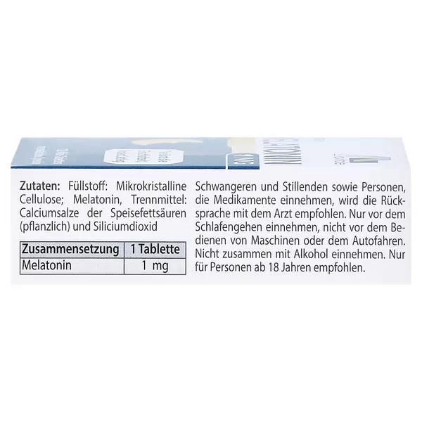 Melatonin 1 mg Mini-Tabletten im Spender 120 St