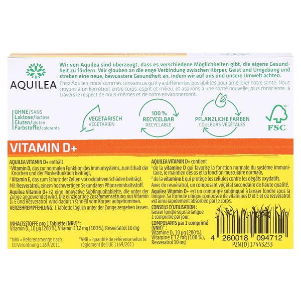 AQUILEA Vitamin D 30 St