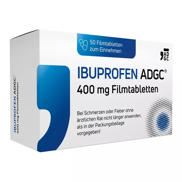 Ibuprofen Adgc 400 Mg Filmtabletten 50 St