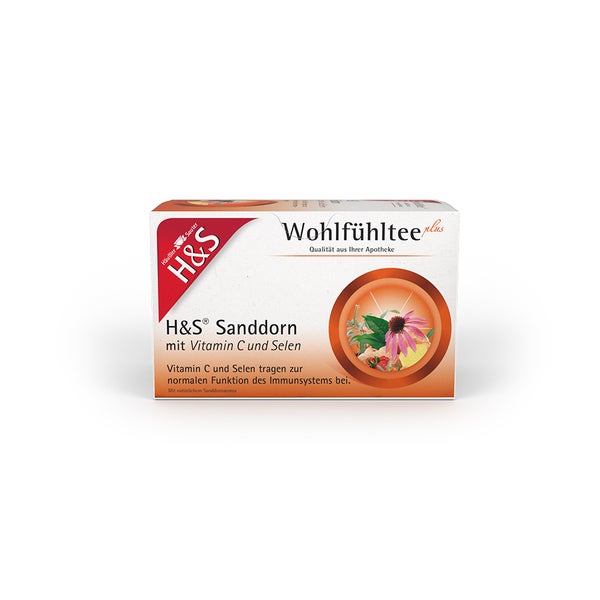 H&S Sanddorn M.vitamin C und Selen Filte 20X2,5 g