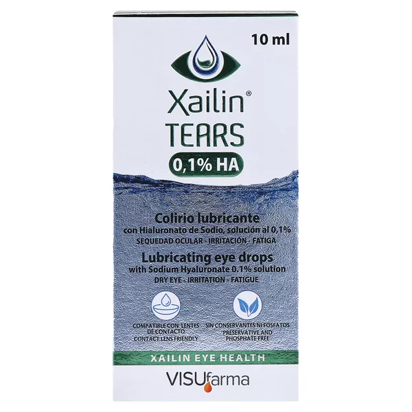 Xailin Tears 0,1% HA Augentropfen 10 ml