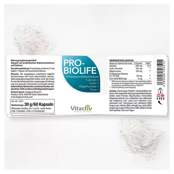PROBIOLIFE Probiotika 60 St