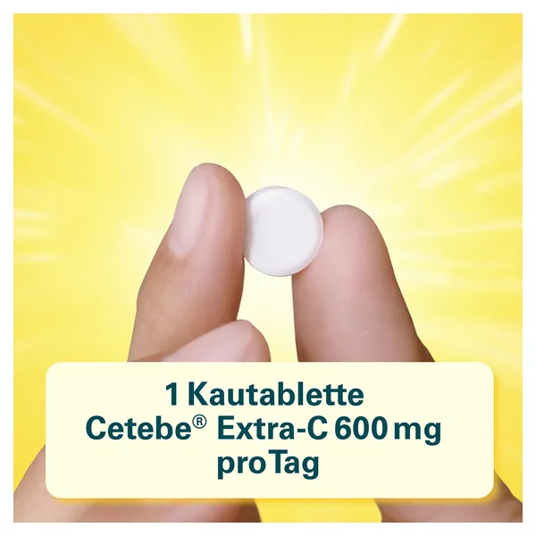 CETEBE Extra-C 600mg hochdosiertes Vitamin C 60 St
