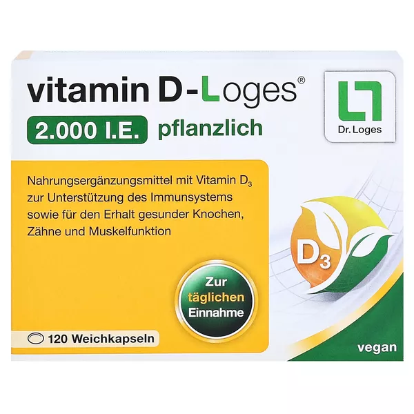 vitamin D-Loges 2.000 I.E. pflanzlich 120 St