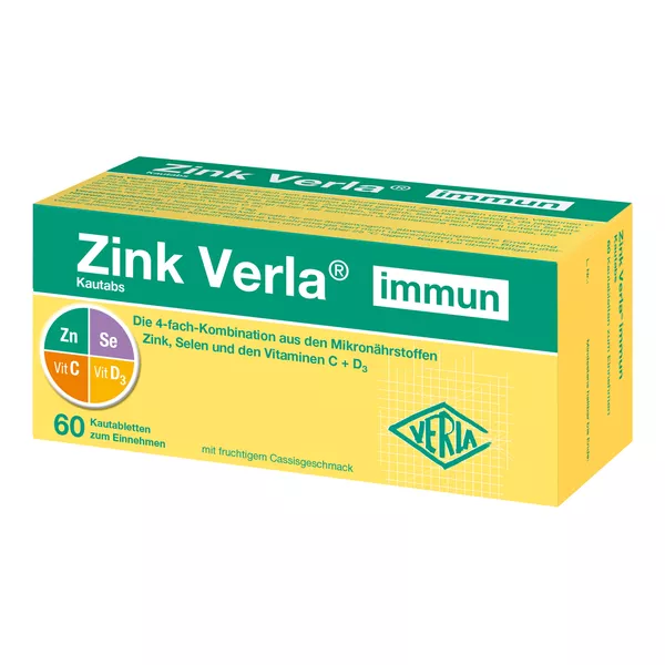 Zink Verla Immun Kautabs 60 St
