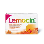 Lemocin gegen Halsschmerzen Orangengeschmack 24 St