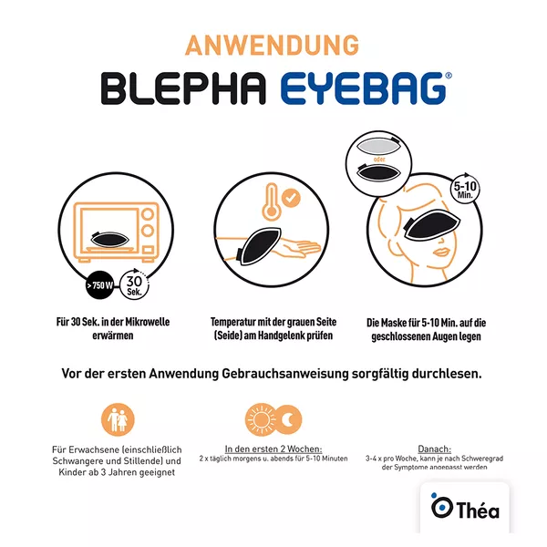 Blepha Eyebag Augen-Wärmemaske 1 St
