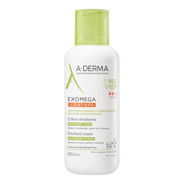 A-Derma EXOMEGA Control Rückfettende Creme 400 ml