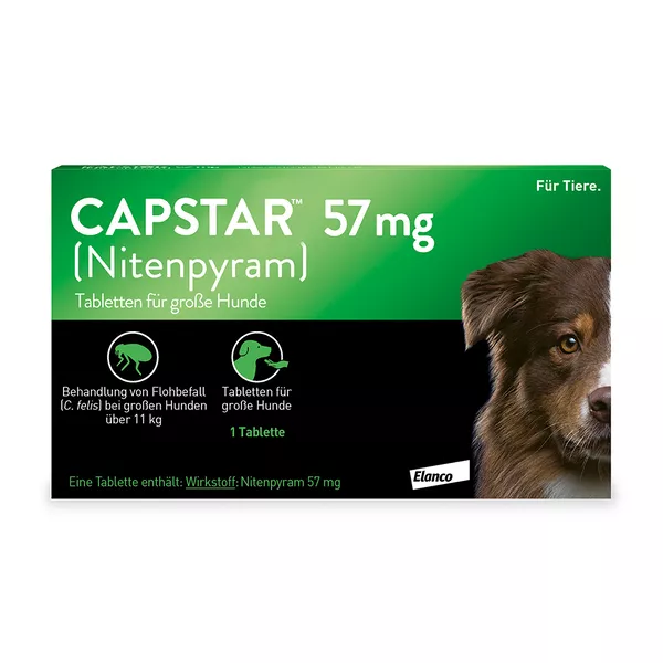 Capstar Tabletten Hunde bis 57 kg, 1 St.
