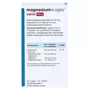 Magnesium-loges Vario 100 mg Kapseln 120 St