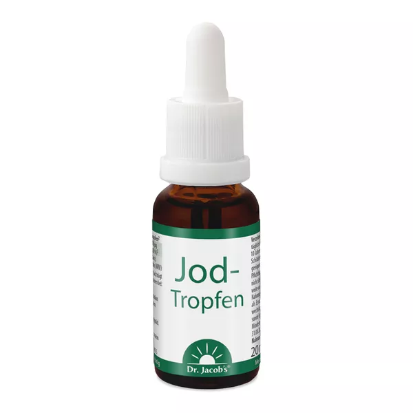 Dr. Jacob’s Jod-Tropfen flüssig 400 Portionen vegan 20 ml
