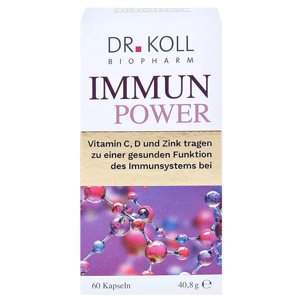 Dr.Koll Immun Power Vitamin C Vitamin D Zink 60 St