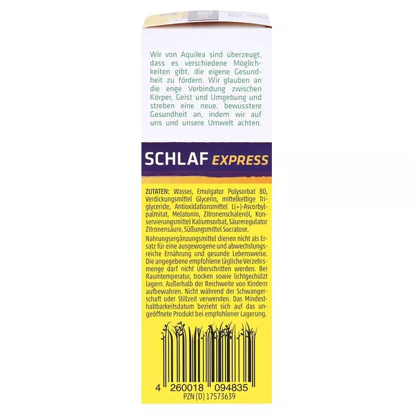 Aquilea Schlaf Express Spray 12 ml