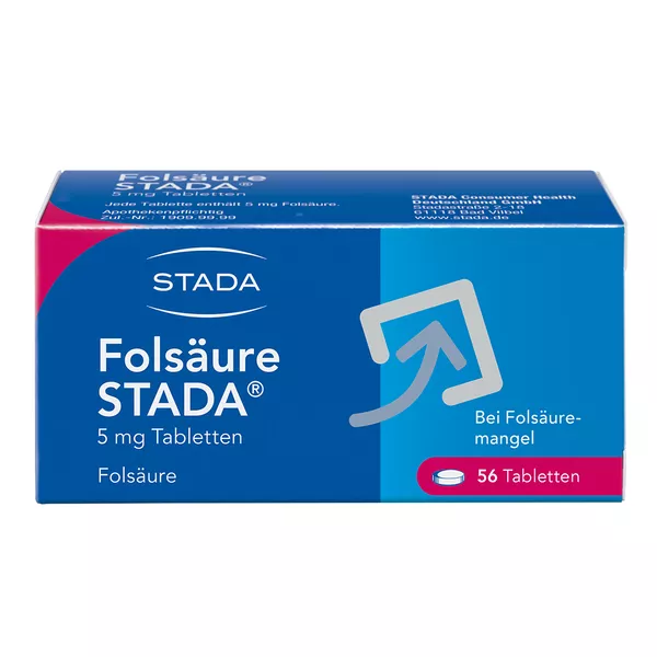 Folsäure STADA5 mg Tabletten 56 St