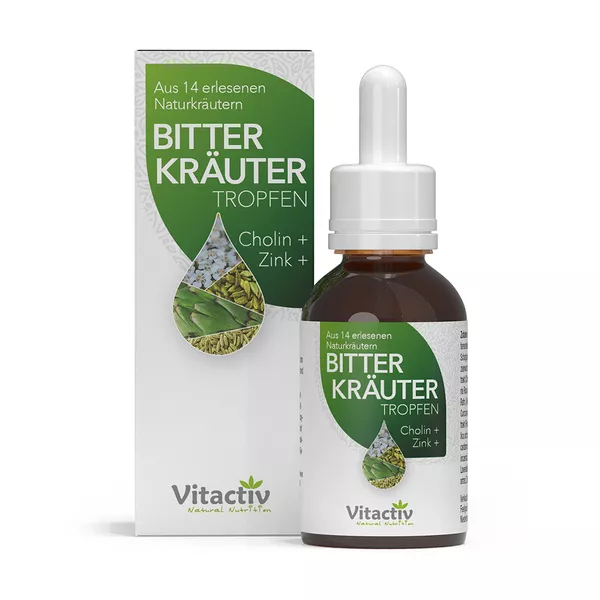 Vitactiv BitterkrÄuter Tropfen 50 ml