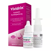 Vividrin Azelastin Kombipackung bei allergischen Symptomen an Augen & Nase, 1 P