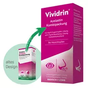 Vividrin Azelastin Kombipackung bei allergischen Symptomen an Augen & Nase 1 P