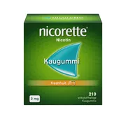 nicorette 2 mg freshfruit Kaugummi, 210 St.