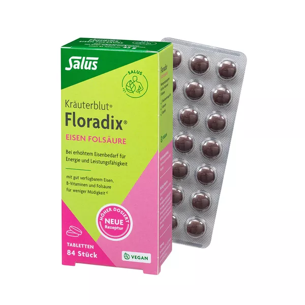 Floradix Eisen Folsäure 84 St