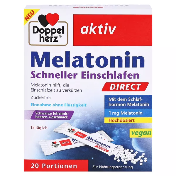 Doppelherz Melatonin DIRECT 20 St