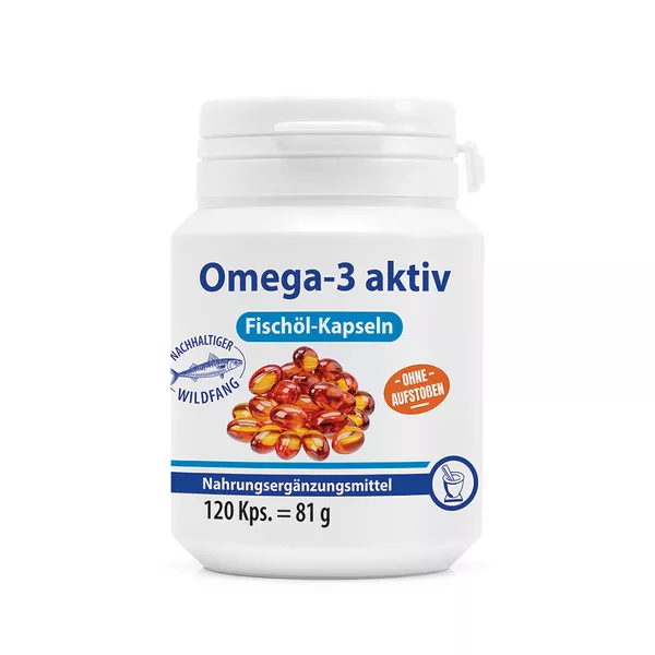 Omega-3 aktiv Fischöl Kapseln 120 St