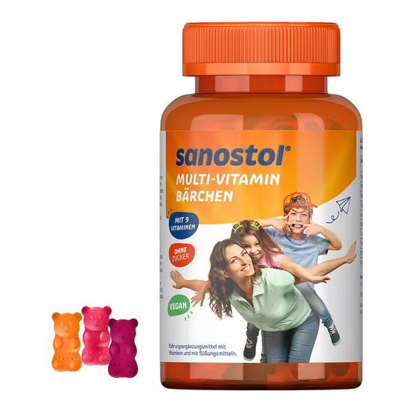 Sanostol Multi-vitamin Bärchen, 60 St.