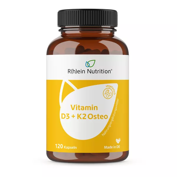 Vitamin D3+K2 Osteo 2.000 I.E. Vit.D3+80 µg K2 Kps 120 St