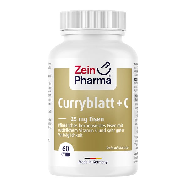 Curryblatt Eisen 25 mg + C 60 St