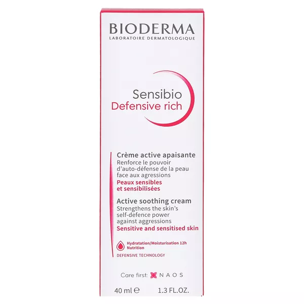 BIODERMA Sensibio Defensive Rich beruhigende Creme 40 ml