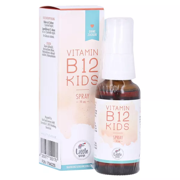Little Wow Vitamin B12 Kids Mundspray Kinder Vegan 25 ml