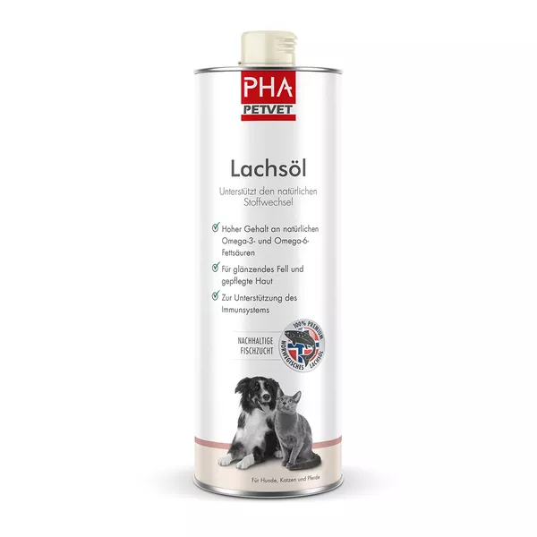 Pha Lachsöl Für Hunde Katzen Und Pferde 1000 ml