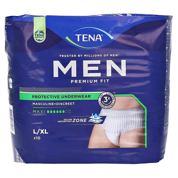 TENA MEN Premium Fit Inkontinenz Pants M, 10 St.