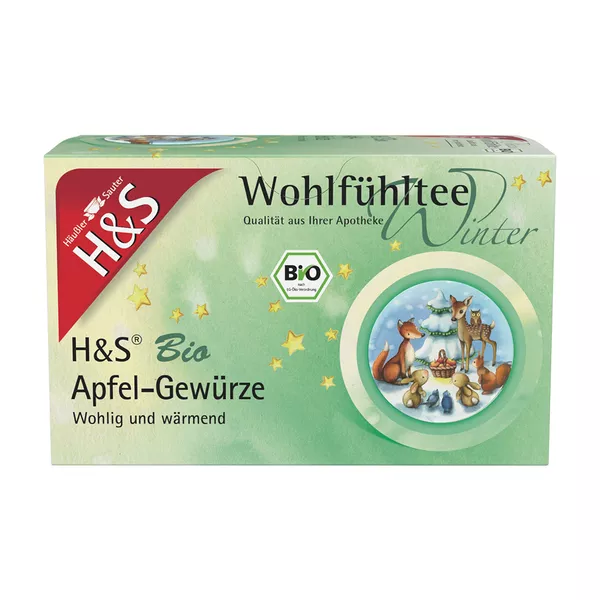 H&S Wintertee Bio Apfel-Gewürze Filterbe 20X2,0 g