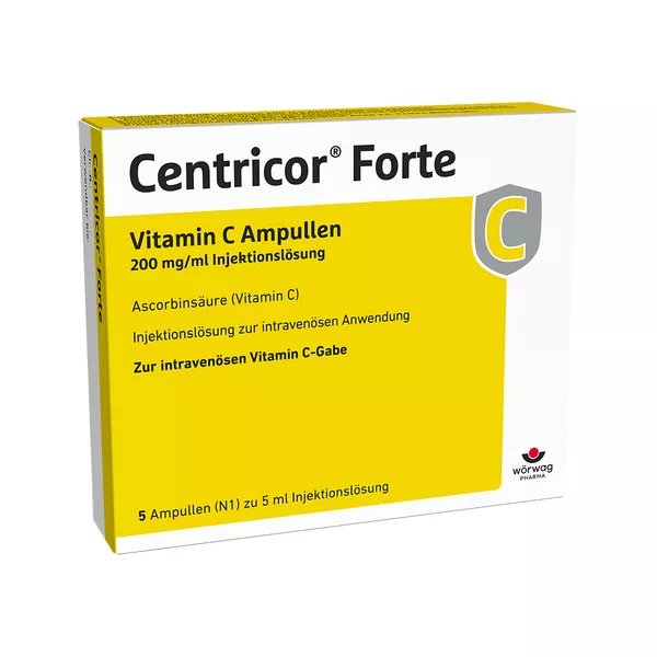 Centricor Forte Vitamin C Ampullen 200 mg/ml 5X5 ml