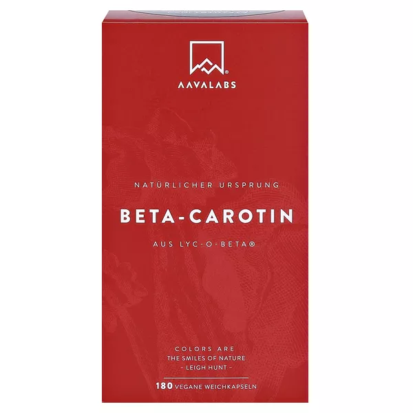 AAVALABS Beta Carotin Vitamin A vegan 180 St