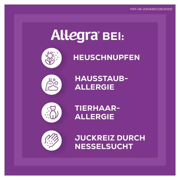 Allegra Allergietabletten 20 mg Tablette 20 St