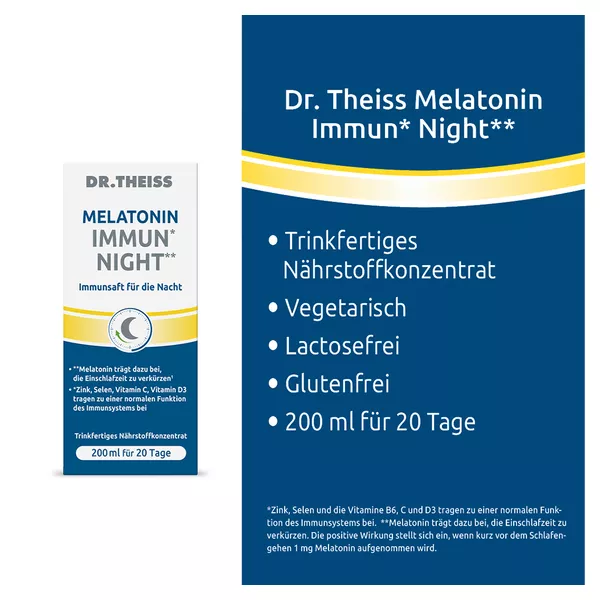 DR. THEISS Melatonin Immun* Night** 200 ml