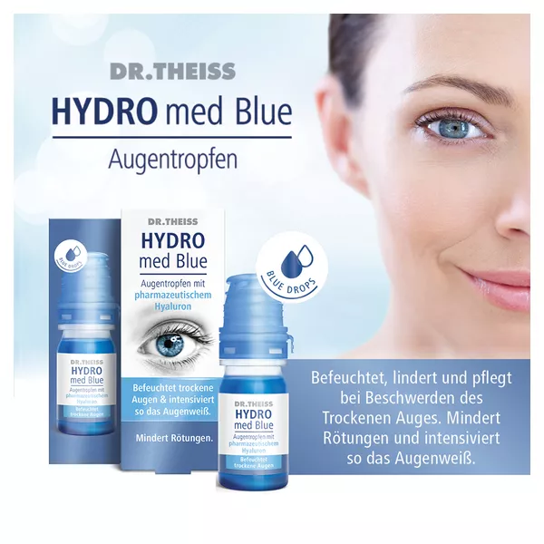 DR. THEISS Hydro med Blue Augentropfen 10 ml