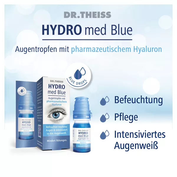 DR. THEISS Hydro med Blue Augentropfen 10 ml